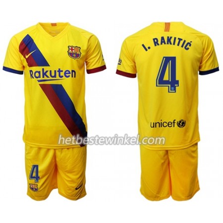 FC Barcelona Ivan Rakitic 4 Kind Voetbaltenues Uit 2019/20 - SS (+ Korte broeken)